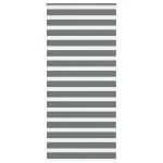 Jaluzea tip zebra gri închis lățime țesătură 90,9 cm poliester GartenMobel Dekor