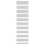 Jaluzea tip zebra gri deschis lățime țesătură 35,9 cm poliester GartenMobel Dekor