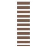 Jaluzea tip zebra maro lățime țesătură 40,9 cm poliester GartenMobel Dekor