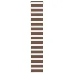 Jaluzea tip zebra maro lățime țesătură 40,9 cm poliester GartenMobel Dekor