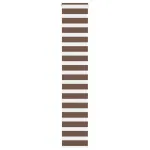 Jaluzea tip zebra maro lățime țesătură 45,9 cm poliester GartenMobel Dekor