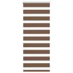 Jaluzea tip zebra maro lățime țesătură 55,9 cm poliester GartenMobel Dekor