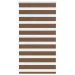 Jaluzea tip zebra maro lățime țesătură 65,9 cm poliester GartenMobel Dekor