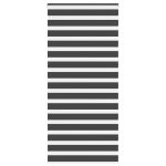 Jaluzea tip zebra neagră lățime țesătură 105,9 cm poliester GartenMobel Dekor