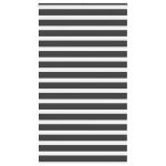 Jaluzea tip zebra neagră lățime țesătură 115,9 cm poliester GartenMobel Dekor