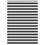 Jaluzea tip zebra neagră lățime țesătură 150,9 cm poliester GartenMobel Dekor