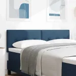 Tăblie cap cu headboard albastru 144 cm Piele artificială GartenMobel Dekor