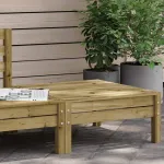 Taburet de grădină, lemn de pin impregnat GartenMobel Dekor