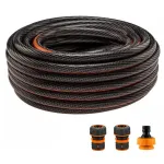 Furtun de gradina, 6 straturi, antirasucire, cu 2 cuple si adaptor, 3/4", 20 m, NEO GartenVIP DiyLine