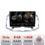 Navigatie MP5 Chevrolet Captiva 2012-2018 Manual 5960Pro-109 Android Octa Core Qualcomm 2K Qled 8+128 DTS DSP 360 4G Optical CarStore Technology