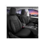 Set Huse Scaune Auto DeluxeBoss Classico, pentru bancheta rabatabila fractionata, 11 piese, negru - gri Automobile ProTravel