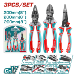 TOTAL - SET 3 CLESTI MULTIFUNCTIONALI Cr-V PowerTool TopQuality