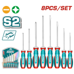 TOTAL - SET SURUBELNITE 8 PIESE SL SI PH PowerTool TopQuality