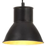 Lampă suspendată, negru, rotund, 17 cm, 25 W, E27 GartenMobel Dekor