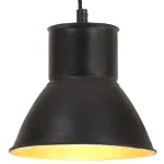 Lampă suspendată, negru, rotund, 17 cm, 25 W, E27 GartenMobel Dekor