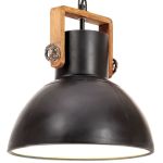 Lampă suspendată industrială, negru, 30 cm, 25 W, E27, rotund GartenMobel Dekor