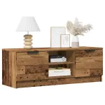 Dulap TV Lemn vechi 102x35x36,5 cm Lemn prelucrat GartenMobel Dekor