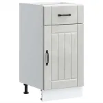 Dulap de bucătărie „Lucca” Lemn prelucrat gri beton GartenMobel Dekor