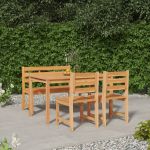 Set mobilier pentru grădină, 4 piese, lemn masiv de tec GartenMobel Dekor