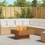 Cuptor de foc Maro 80 x 80 x 40 cm Oțel rezistent de intemperii GartenMobel Dekor