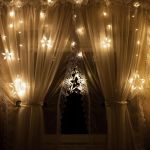 (DL) Instalatie lumina tip perdea cu 92 LED-uri, 2m, pentru interior/exterior, stelute iluminare alba Household NewTrend