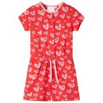 Salopetă pentru copii, roșu, 104 GartenMobel Dekor