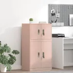 Dulap de depozitare Roz 60 x 40 x 40 cm Oțel Laminat la Rece GartenMobel Dekor