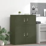 Dulap de depozitare Verde măsliniu 90 x 40 x 40 cm GartenMobel Dekor