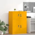Dulap de depozitare cu depozitare Galben muștar 80 x 40 x 40 cm GartenMobel Dekor
