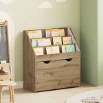 Raft pentru copii cu sertar Stejar Artizanal 60 x 29,5 x 69 cm GartenMobel Dekor