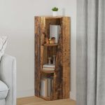 Raft lateral Lemn vechi 33 x 32 x 100,5 cm Lemn compozit GartenMobel Dekor