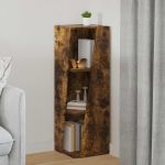 Raft lateral Stejar fumuriu 33 x 32 x 100,5 cm Lemn compozit GartenMobel Dekor