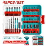 TOTAL - SET 49 PIESE PENTRU MASINA DE INSURUBAT CU IMPACT PowerTool TopQuality