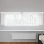 Cortină din Dantelă cu perdele Alb 120 x 300 cm Poliester GartenMobel Dekor