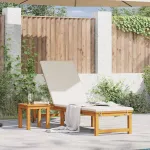 Șezlong Maro 202 x 53 x 89 cm Lemn Solid de Acacia GartenMobel Dekor