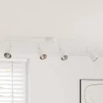 Spot de tavan Alb 25.5 x 8 x 16 cm Metal GartenMobel Dekor