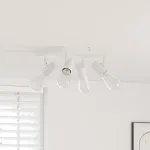 Spot de tavan Alb 26,5 x 26 x 11,5 cm Metal GartenMobel Dekor