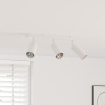 Spot de tavan Alb 38 x 5,5 x 16,5 cm Metal GartenMobel Dekor