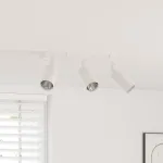 Spot de tavan Alb 38 x 5,5 x 16,5 cm Metal GartenMobel Dekor