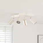 Spot de tavan Nichel 26 x 26 x 16,5 cm Metal GartenMobel Dekor