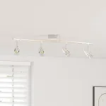 Spot de tavan Nichel 27 x 10 x 12 cm Metal GartenMobel Dekor