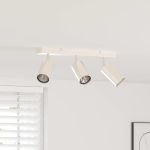 Spot de tavan Nichel 38 x 5,5 x 16,5 cm Metal GartenMobel Dekor