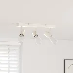 Spot de tavan Nichel 38 x 6,5 x 11,5 cm Metal GartenMobel Dekor