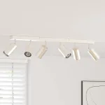 Spot de tavan Nichel 73 x 5,5 x 16,5 cm Metal GartenMobel Dekor