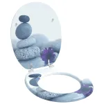 Capacul de toaletă Gri 44 x 38 cm Placă MDF GartenMobel Dekor