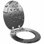 Capacul de toaletă Gri 44 x 38 cm Placă MDF GartenMobel Dekor