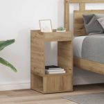 Masă laterală 2 pcs Stejar Artizanal 30 x 30 x 56 cm GartenMobel Dekor