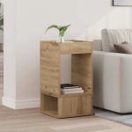 Masă laterală Stejar Artizanal 30 x 30 x 56 cm Lemn compozit GartenMobel Dekor