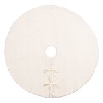 Covoras de pus sub bradul de Craciun, diametru 90 cm, din blana sintetica, alb Household NewTrend