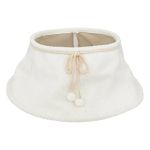 Husa decorativa tip fusta pentru bradul de Craciun, pufoasa, diametru 56 cm, alb Household NewTrend